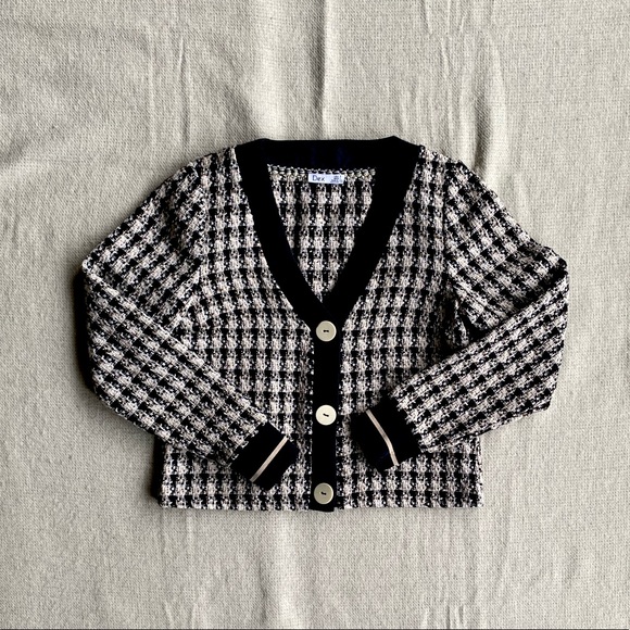 Small Vintage Looking Bomber cardigan - Picture 1 of 8